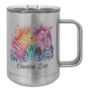 15 oz. Polar Camel Coffee Mug Color Image Stainless Steel