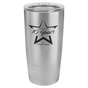 20 oz. Polar Camel Ringneck Tumbler with Clear Lid